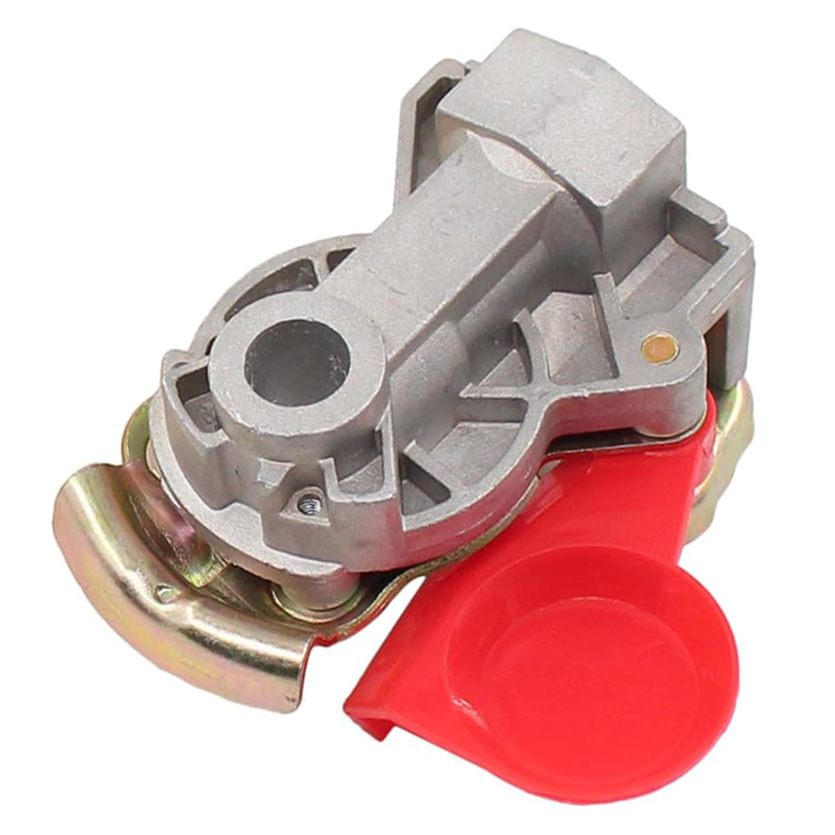 Tête d'accouplement M16 avec jeu de soupapes Tête d'air comprimé rouge jaune avec capuchon anti-poussière pour camion tracteur véhicule de remorquage à air comprimé semi-remorque