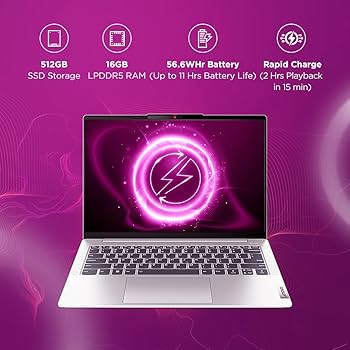 Lenovo IdeaPad Slim 5, Intel Core i5-12450H, 12th Gen, 16GB RAM