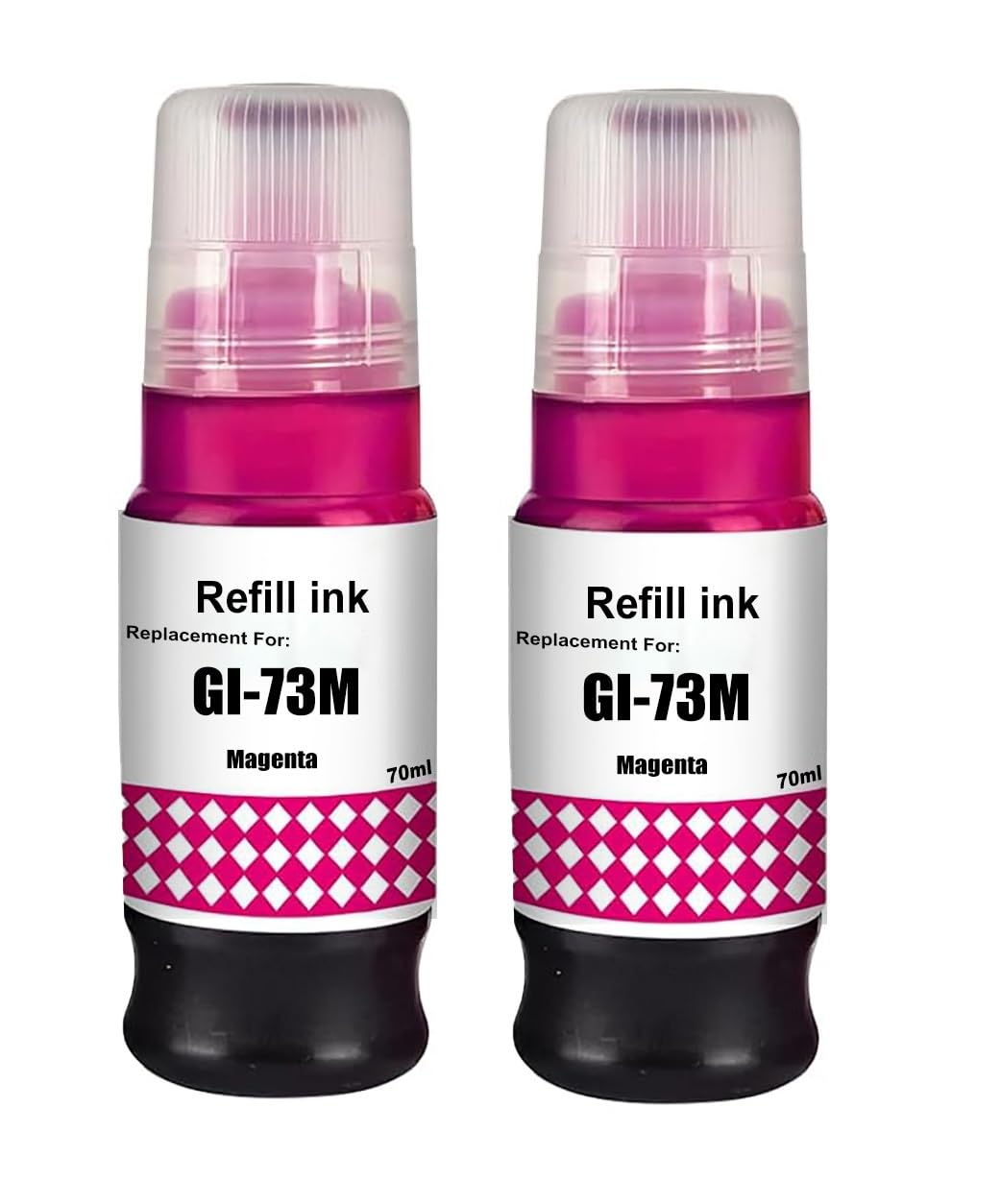 CANOFF GI-73 Magenta Ink Bottle Compatible for Canon Pixma G570, G670, G550, G650, G620 Printers (Magenta 2)