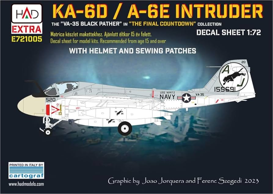 1/72 A-6E イントルーダー VA-35 ブラックパンサーズ 61kpqZkyVQL._UF894,1000_QL80_.jpg