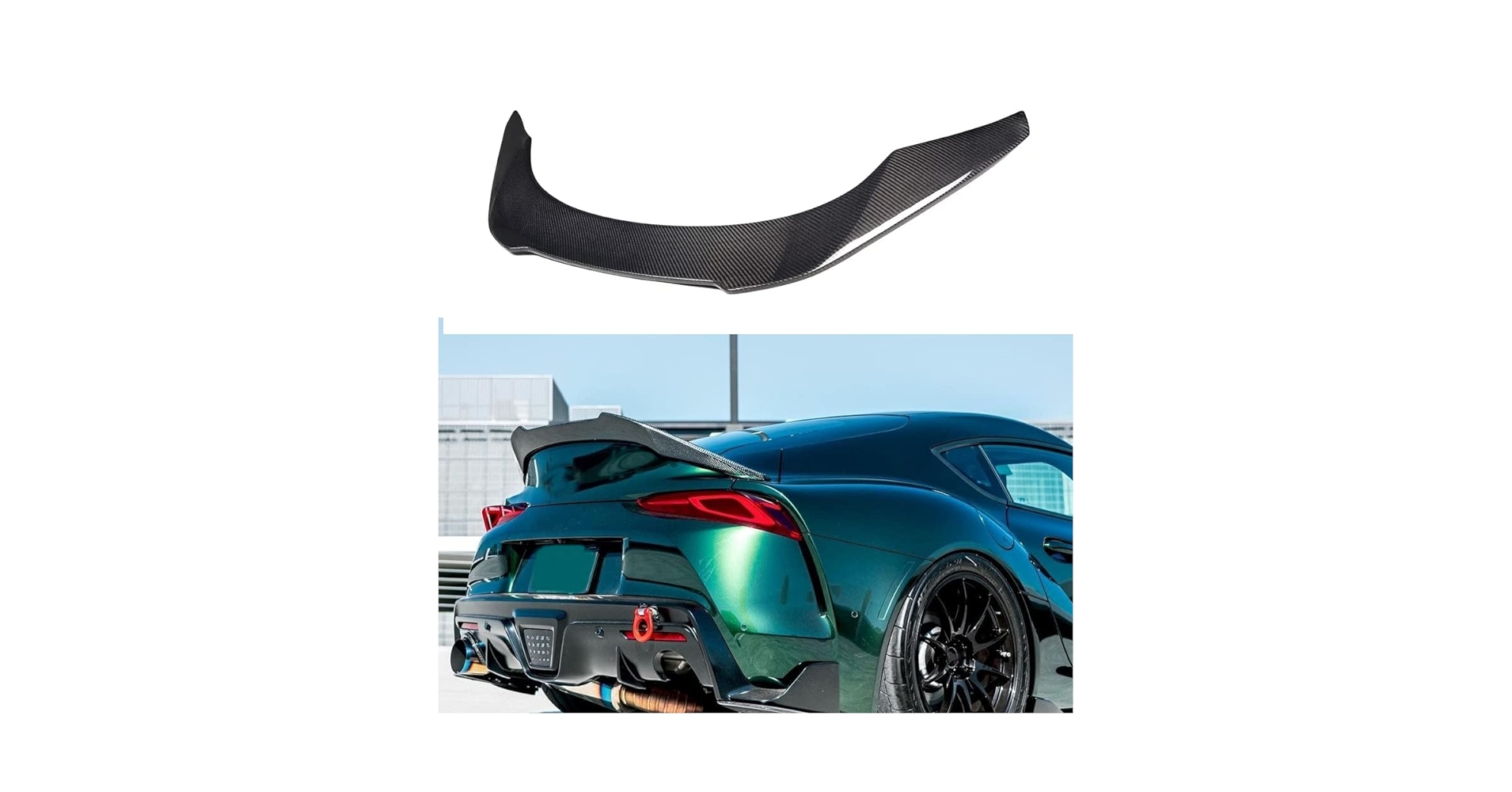 Amazon.com: XinYu Carcyling Real Carbon Fiber Trunk Spoiler