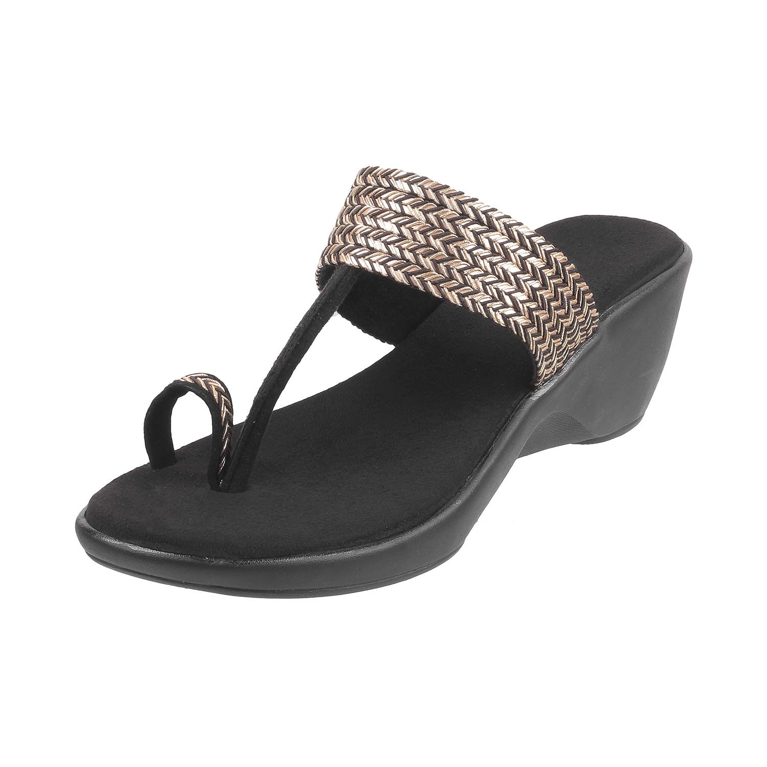 Walkway Women Black Synthetic Wedge Heel Slip -on Sandal UK/5 EU/38 (32-260) (B0CHQSJCKN) Amazon Price History, Amazon Price Tracker