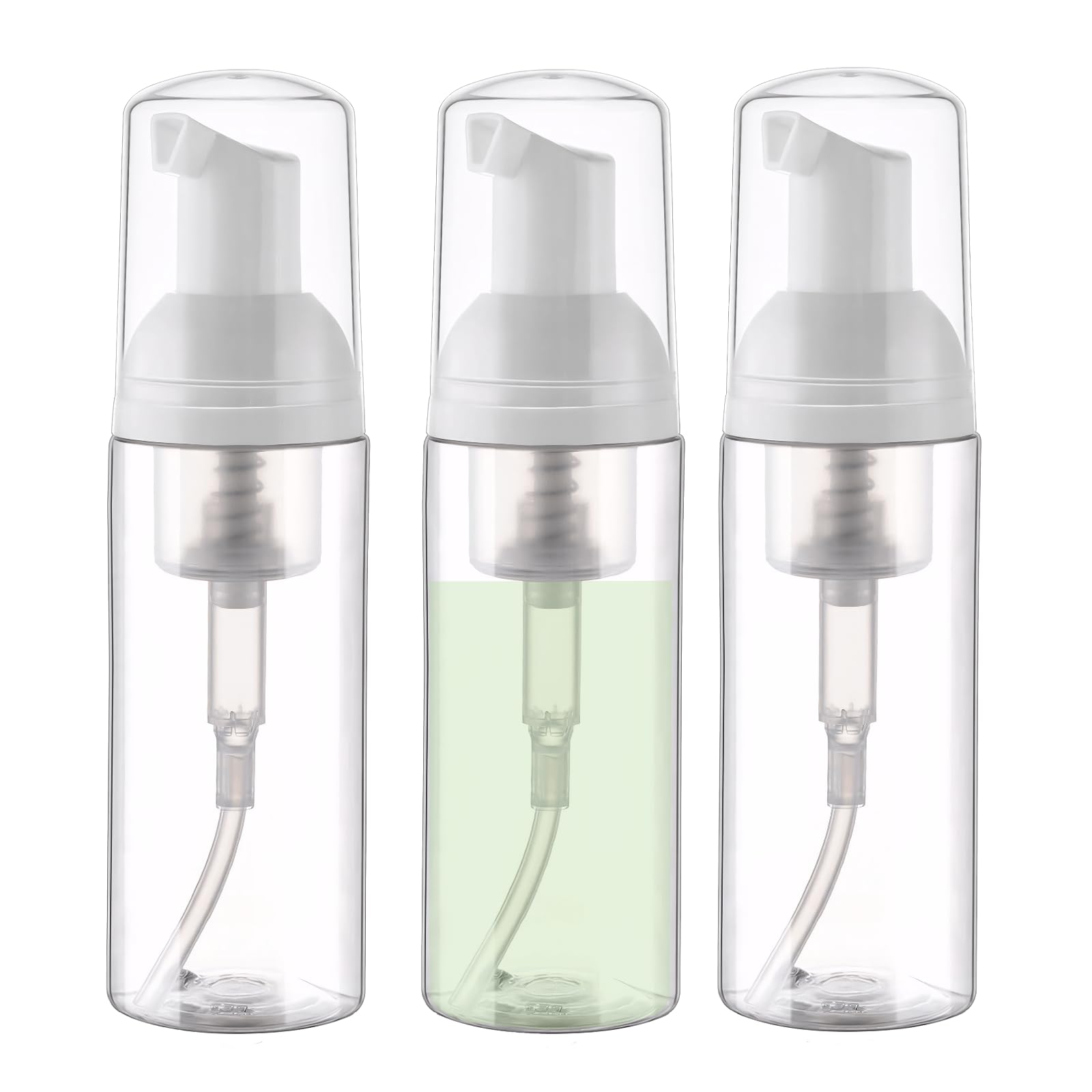 Schaum-Pumpflasche, TSA-genehmigt, nachfüllbar, schäumender Seifenspender, für Shampoo, Duschgel, Handseife, Gesichtsreiniger