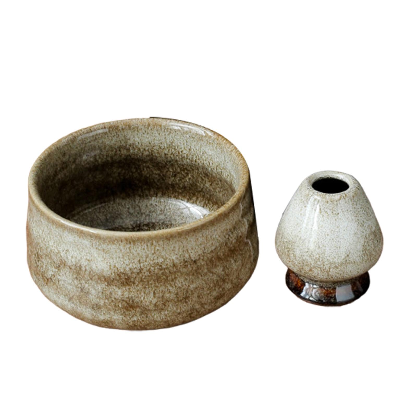Bol à matcha avec porte-fouet cadeau idéal pour amateurs de cérémonie de thé