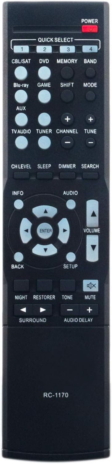 New RC-1170 Replaced Remote Conrol for Denon AV Receiver DHT-1513BA AVR-1513