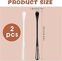 Vista 2 de Mini batidor multifuncional, 2 piezas, pequeño utensilio de batidor 2 en 1, mini cuchara de azúcar, globo de mezcla, juego de herramientas