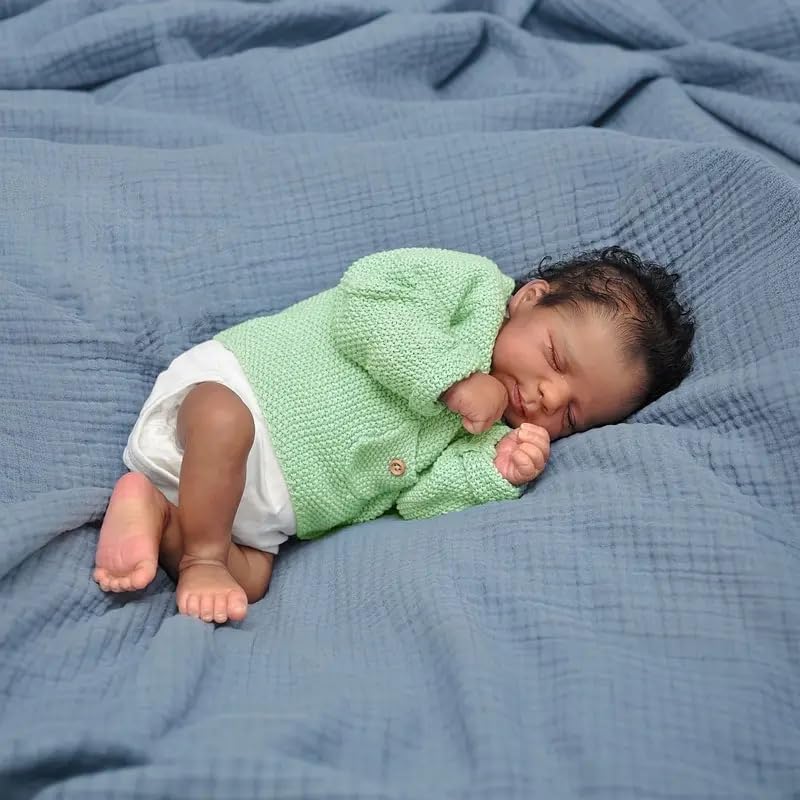Muñeco Reborn Niño 18 Pulgadas Realista Vinilo miniatura 1