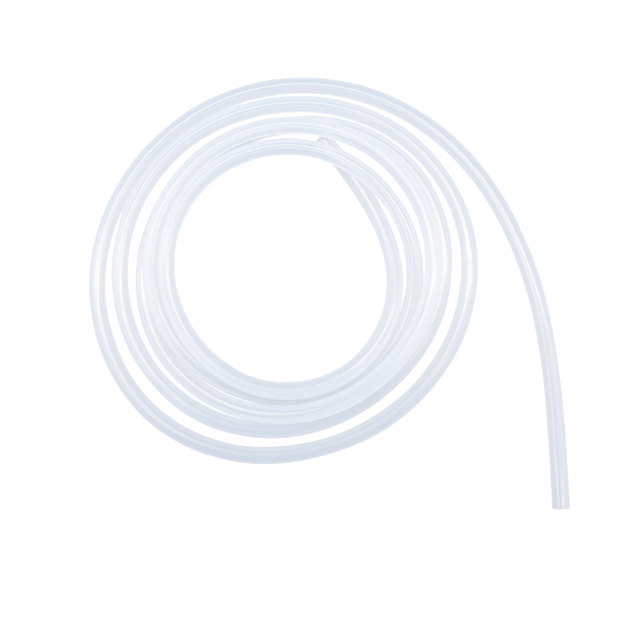 Lavmhab Transparent Silicone Tube Food Grade Hoses 3Mm Id X 6Mm Od 3M (9.8Ft), Flexible Silicone Rubber Tubing Water Air Pipes