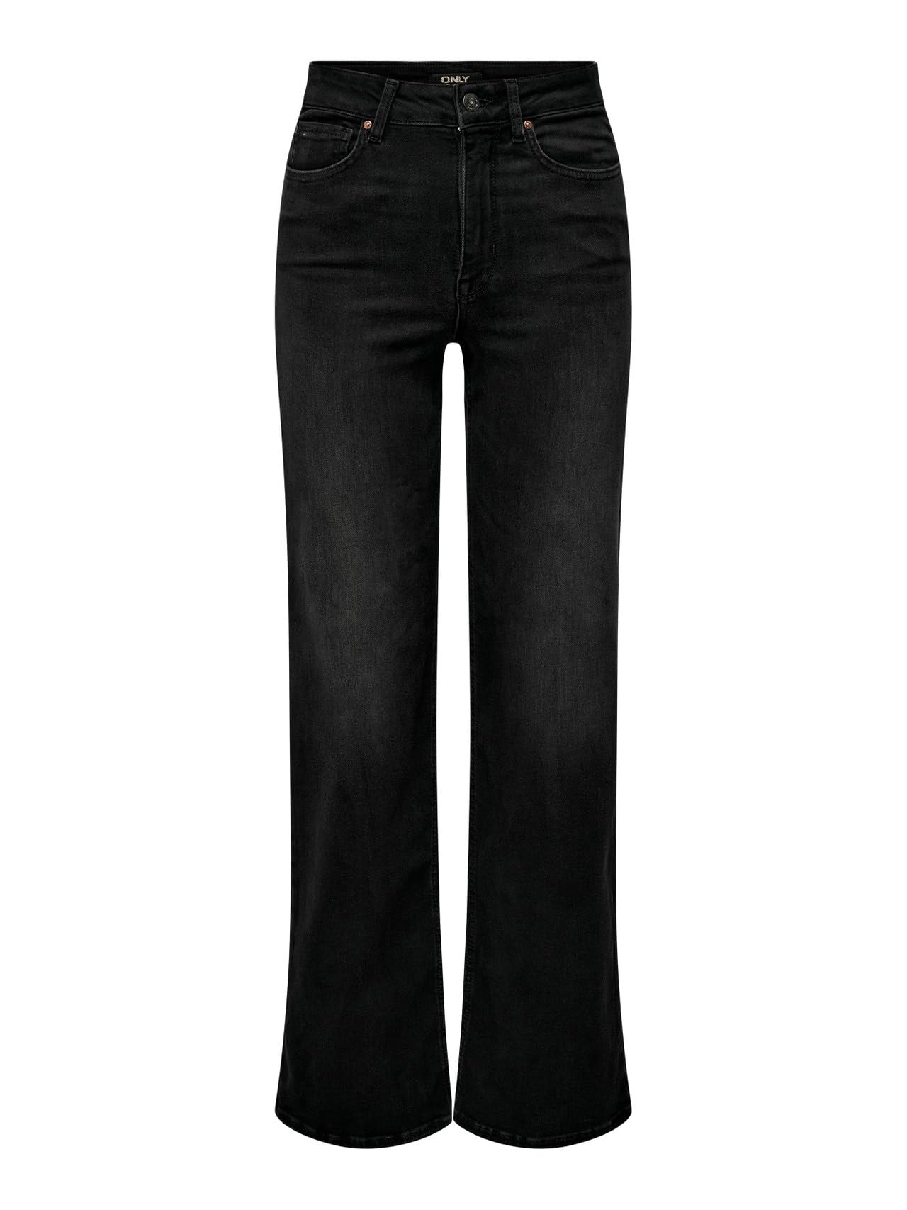 ONLY Female Wide Cut ONLMADISON Blush HW Wide DNM CRO099 NOOS, Washed Black, 8L UK/XL