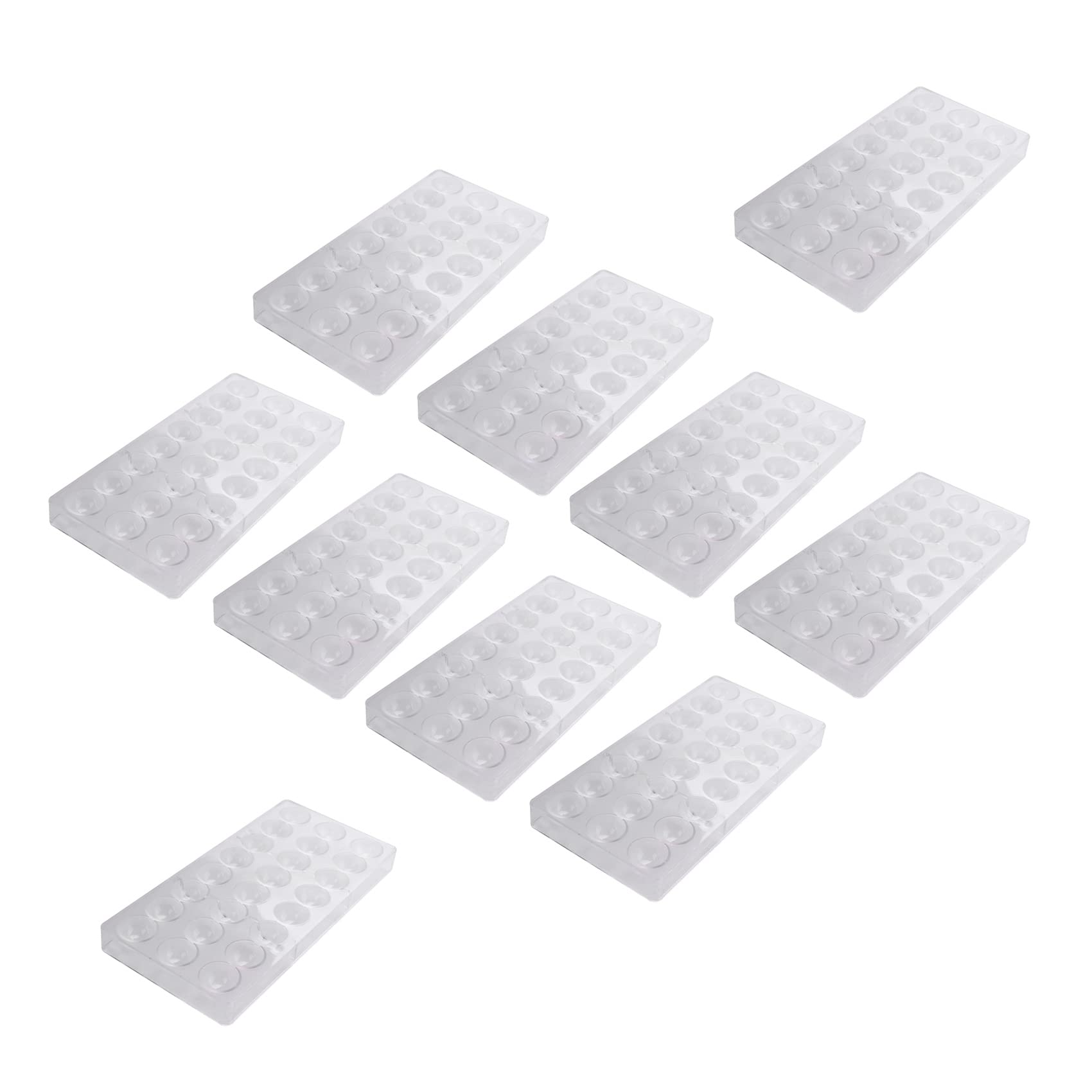 DAZLOR 10X 24 LöCher Halb Schokoladen Form Polycarbonat Schokoladen Riegel Form Halb SüßIgkeiten Hersteller Form Back Formen