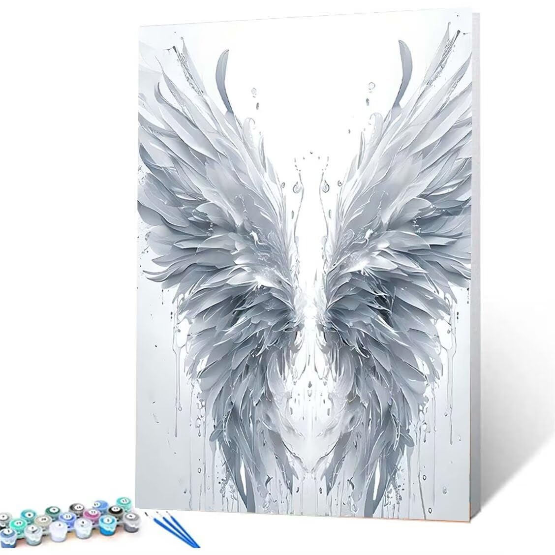 処分価格！　いざなう天使の森　アクリル画 30センチ四方　キャンバス 処分価格！ 誘う天使の森 30センチ四方立体キャンバス アクリル画