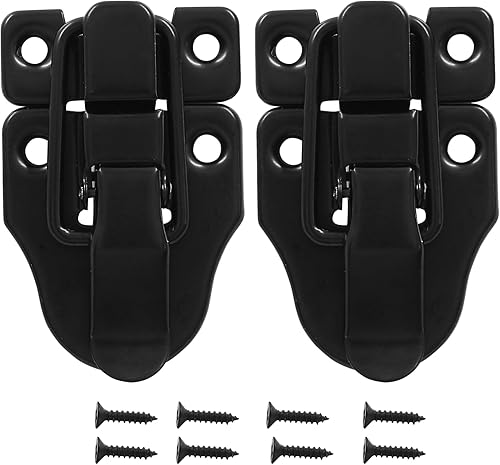 2 piezas de cerrojo de pico de patito de estilo retro antiguo para cajuela vintage para gabinete, caja de joyas, caja de herramientas, maleta con