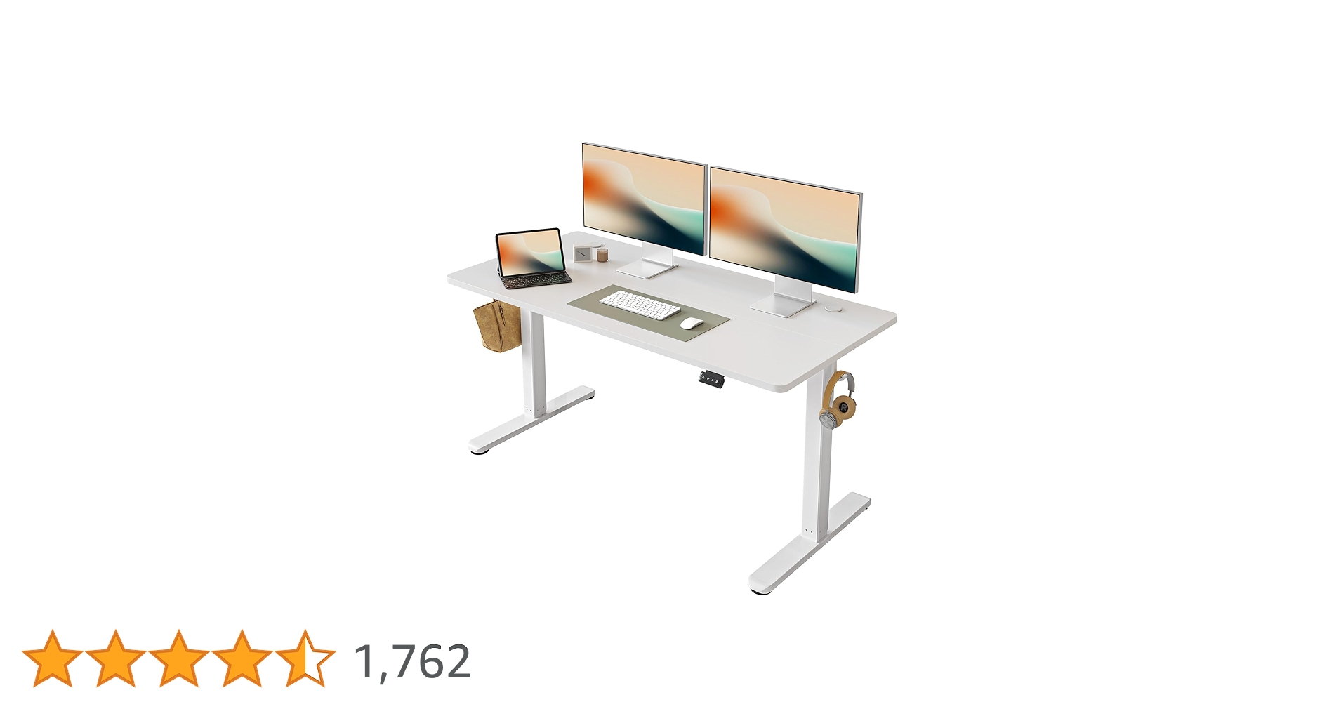 Amazon | Cubiker 電動 昇降デスク スタンディングデスク 幅140cm 奥行