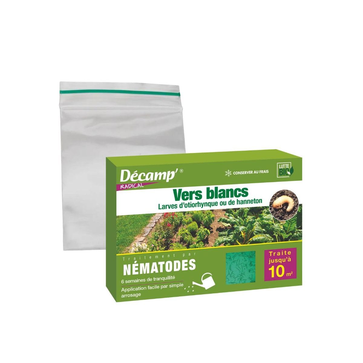 Décamp' - Nématodes HB Anti vers Blancs, otiorhynques et hannetons 5M - 10m²