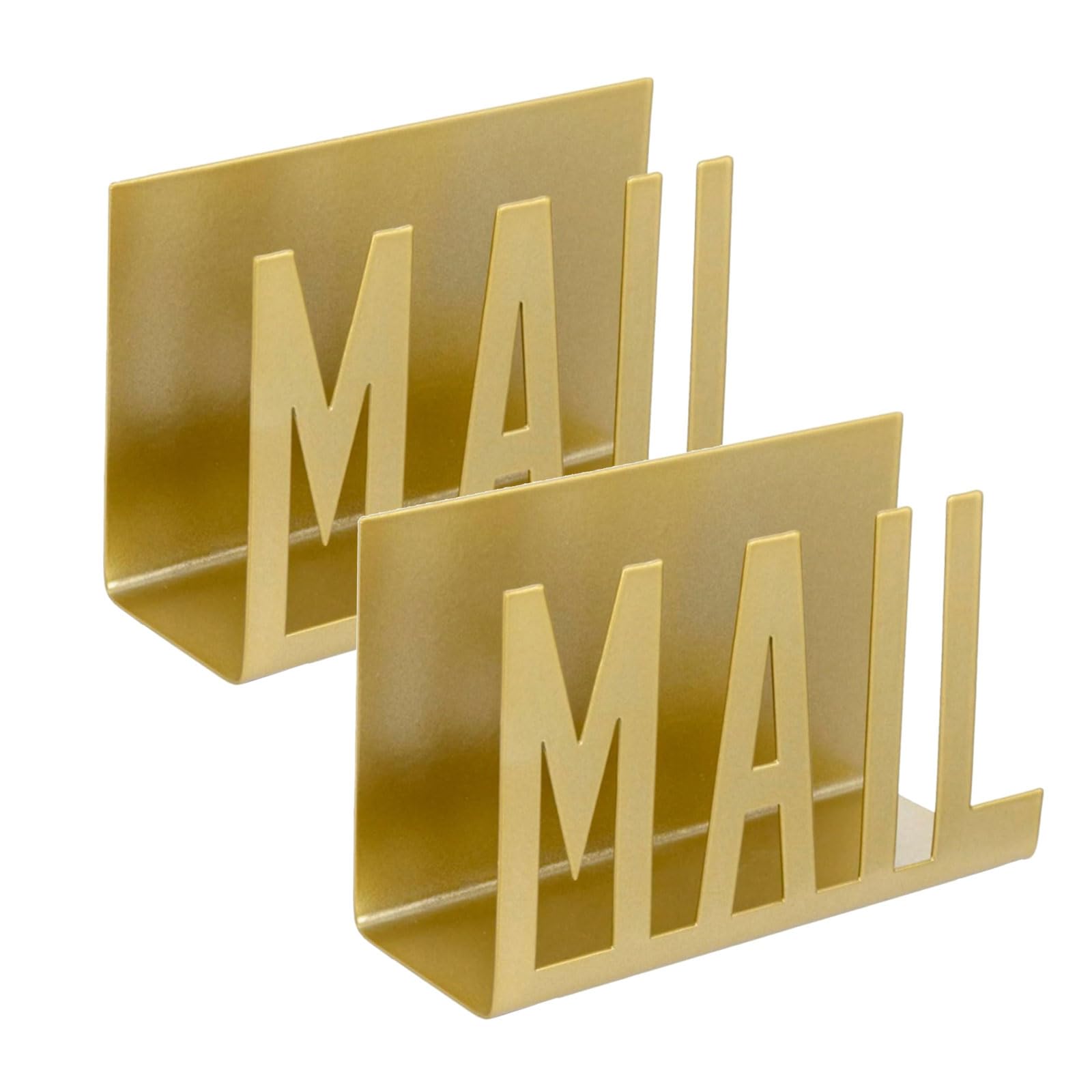XAGMODSHN Iron Mail Sorter Metal Cutout Desktop Envelope Organiser Efficient Document Storage Rack for Home or Vertical Mail Sorter