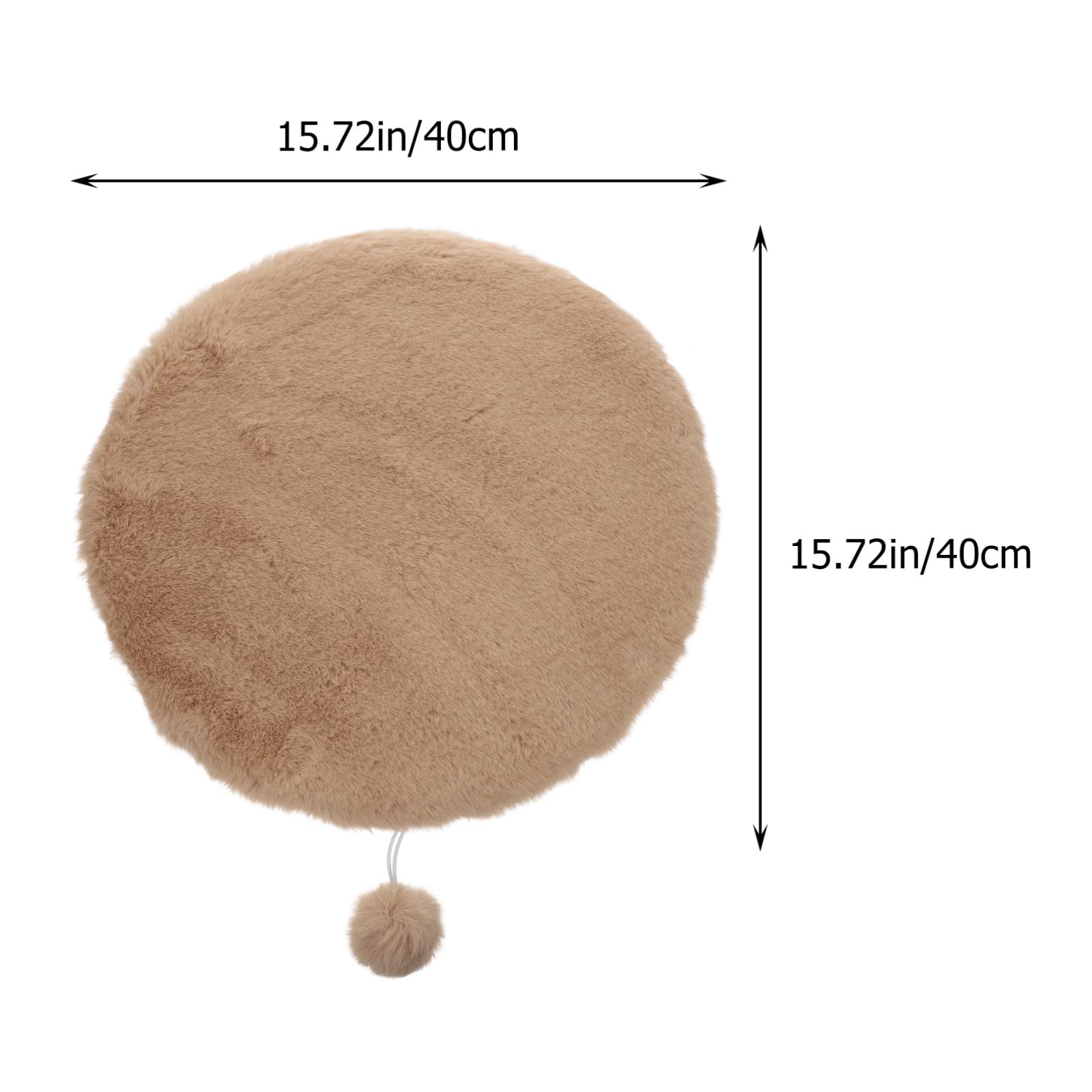 BESPORTBLE 1Pc Warm Pet Sleeping Mat for Cats and Dogs Cozy Cushion with Dual Use for Playing and Sleeping Approximately Milk Tea Pet Supply for Home