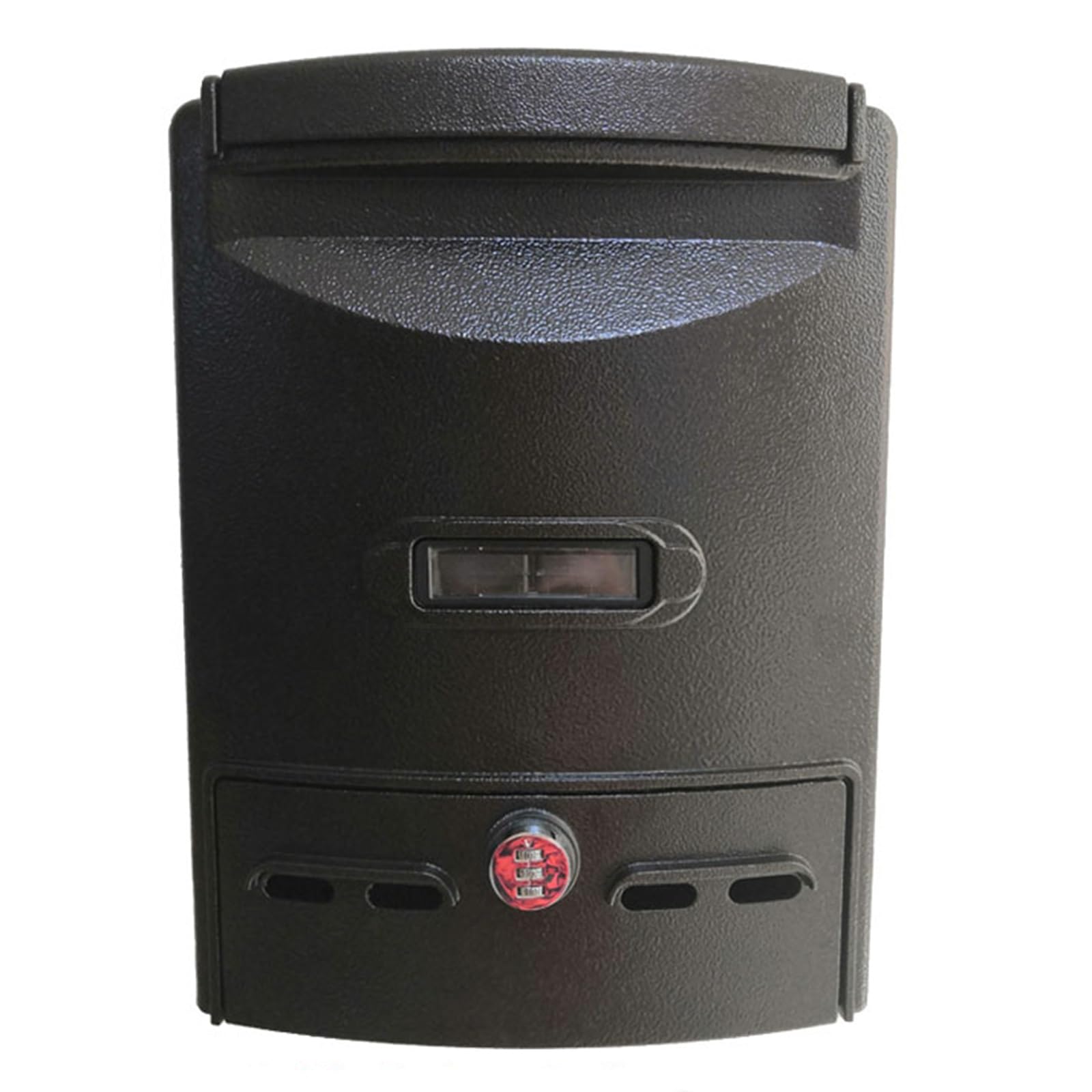 NQNFWCRJ Outdoor Cast Aluminum Mailbox Mailboxes with Combination Lock Top with Durability Port Painted Rainproof Wall-Mounted Courier Locker