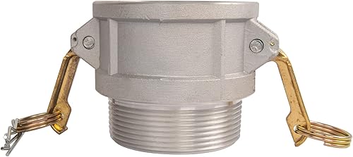 Miniatura 2 de 2 piezas de accesorios de bloqueo de leva fundida por gravedad de aluminio (parte B de 3 pulgadas) de manguera de leva y ranura, acoplador hembra de