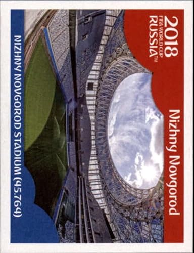 2018 Panini World Cup Stickers Russia #12 Nizhny Novgorod Stadium Official Album Stickers in Raw (NM or Better) Condition