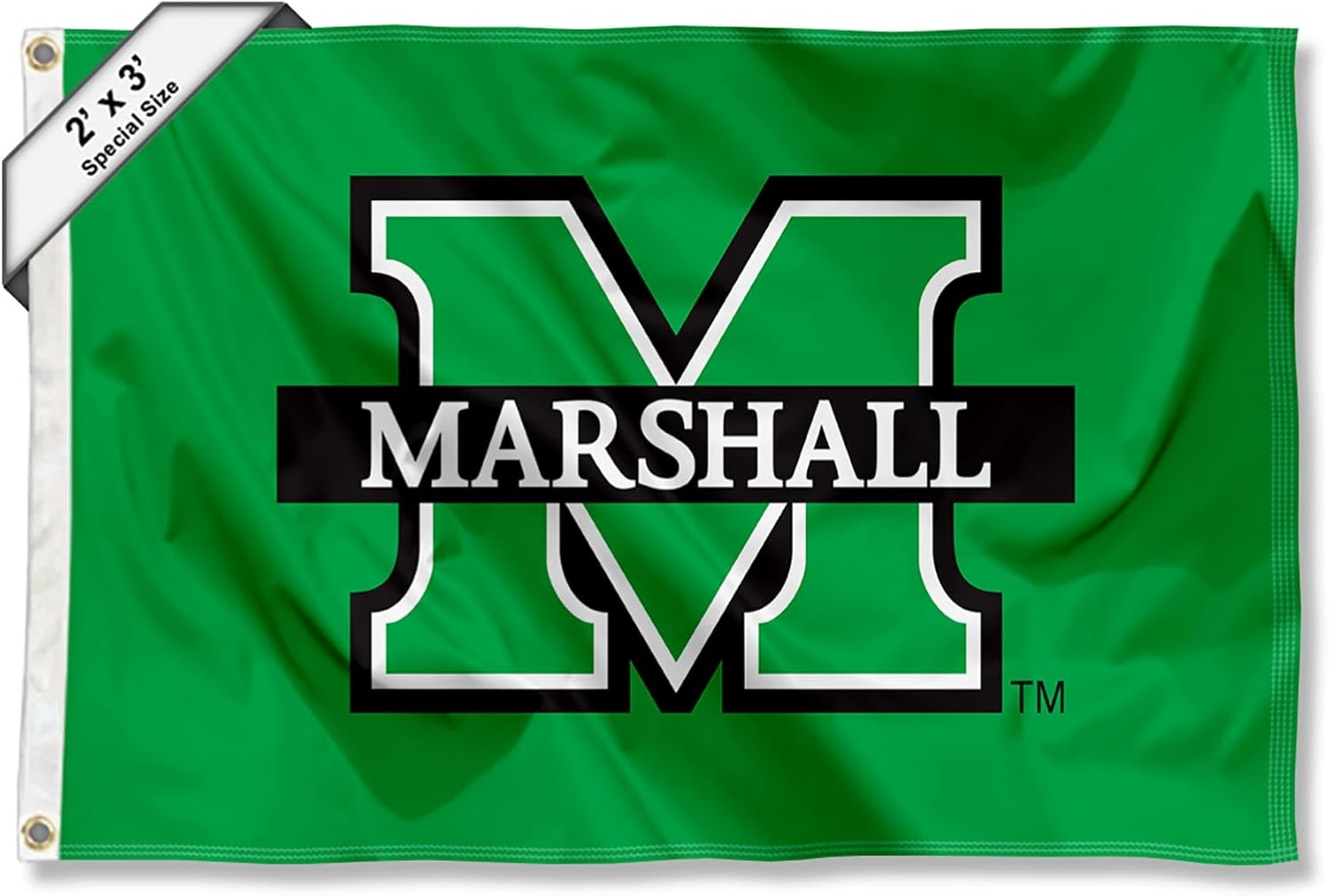 Marshall Thundering Herd Wordmark Small 2x3 Foot Flag