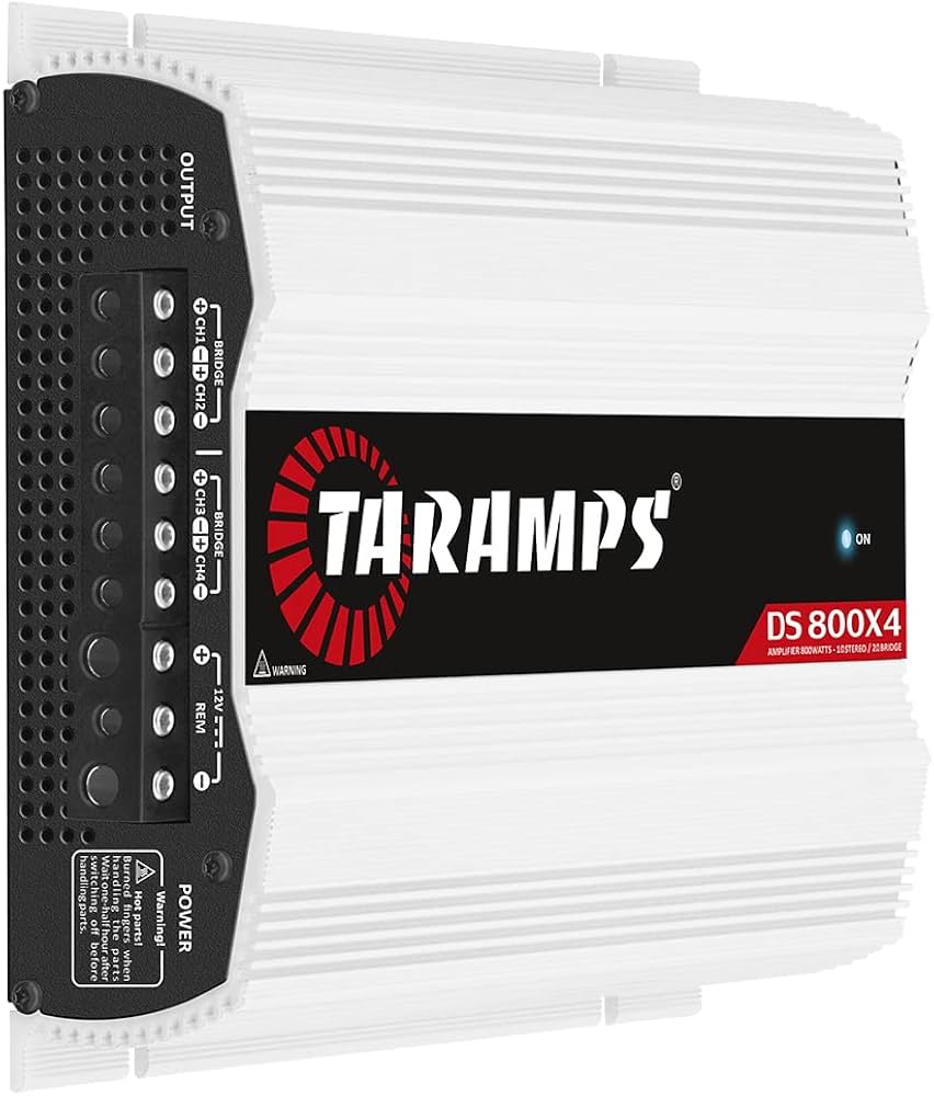 Planet Audio AC800.4 Car Amp - 800W 4-Channel, Bass Boost, Bridgeable For Subs & Speakers