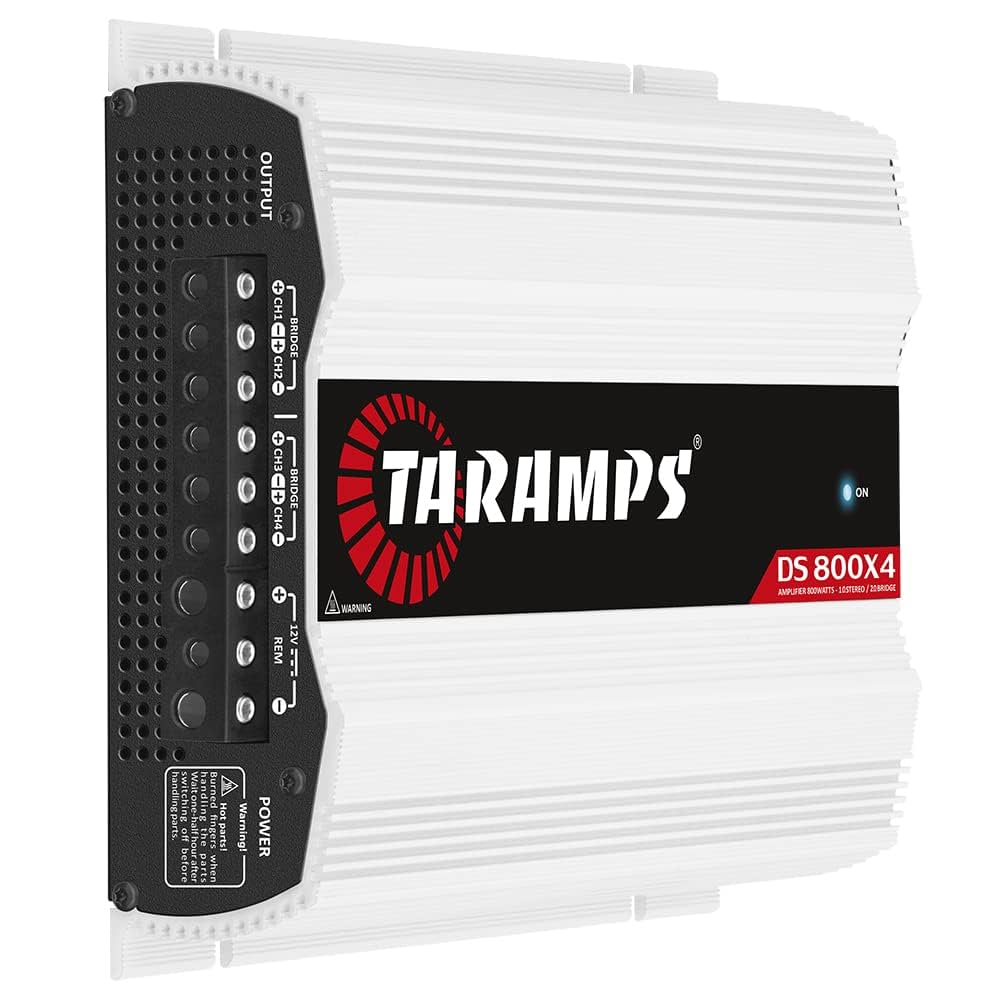 Amazon.com: Taramps DS 800x4 1 Ohm 800 Watts RMS 4-Channel