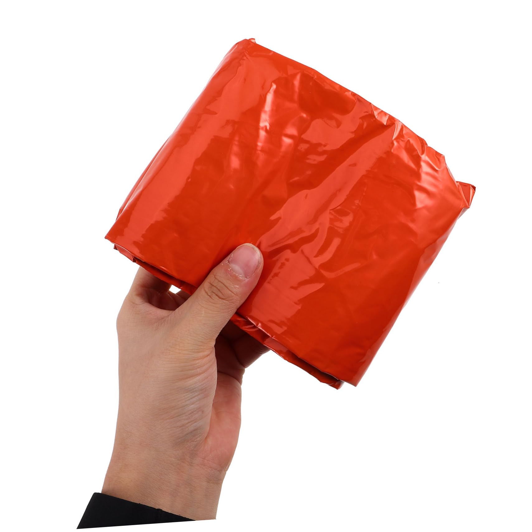 YARNOW 3set Sacchetto da Letto Termico Leggero con Sacco di Compressione e Coperta di Emergenza per Campeggio e Escursionismo da Arancione