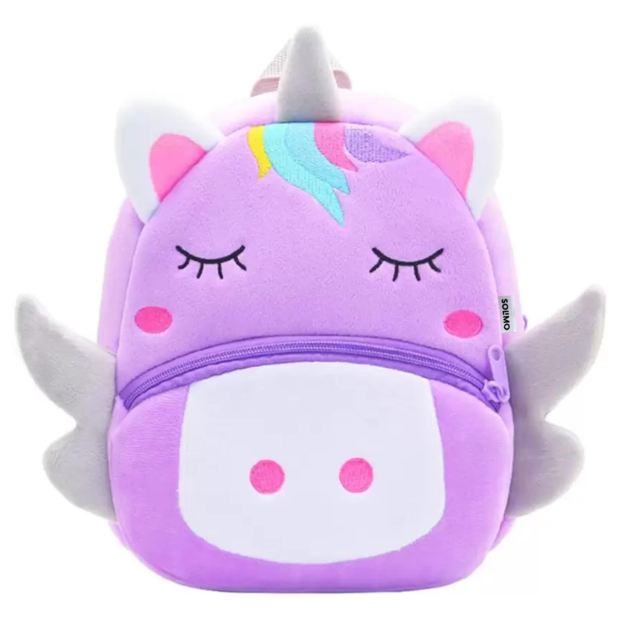 amazon brand - solimo School Bag for Kids Boys and Girls, 14 Inch Small Backpack for Kid, 2-6 Year Old, Toddler, Unisex, Picnic, Casual, Travel, Birthday,Gift For Kids (Unicorn Purple)-picture-21