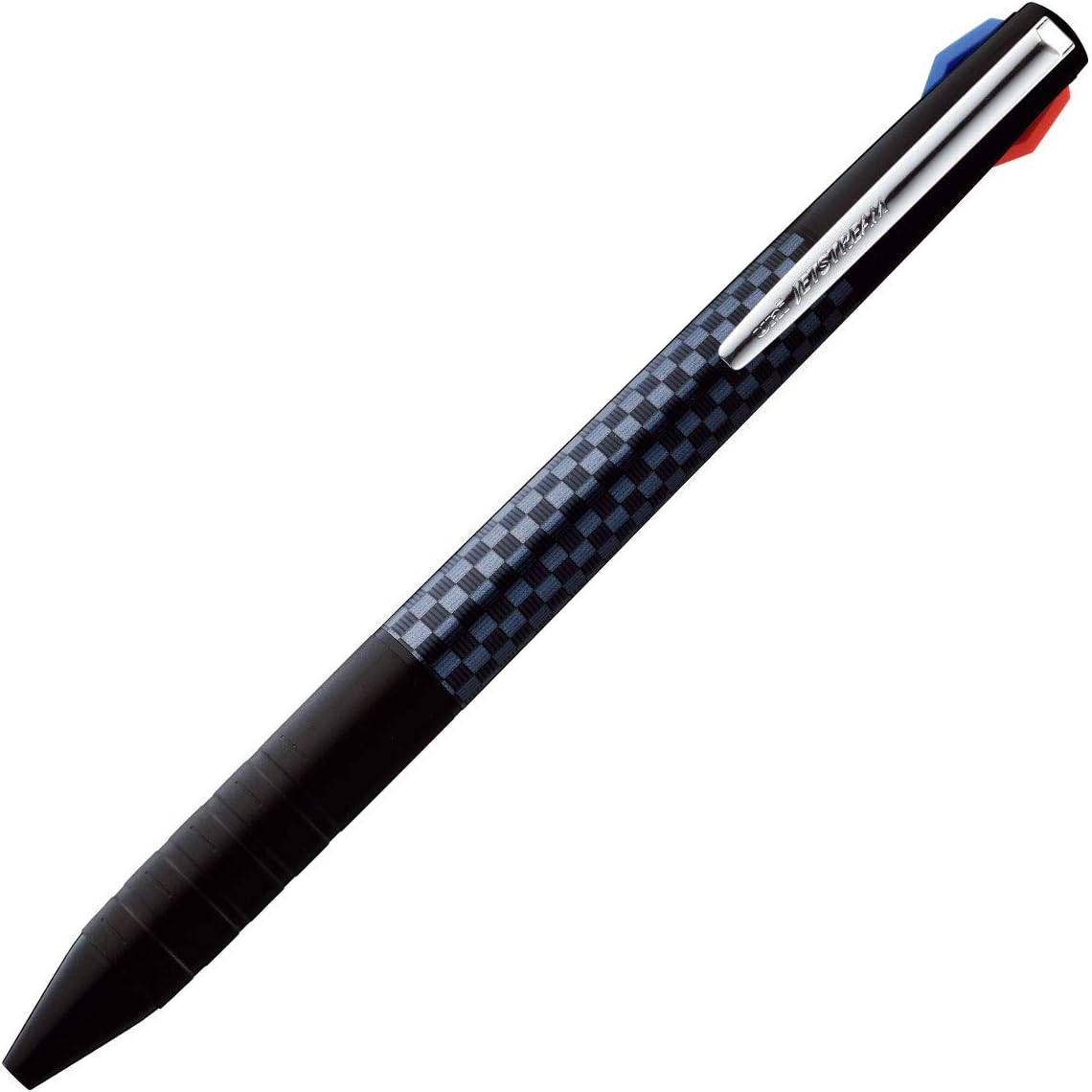 Uni Jetstream Slim Compact, 3 Colors Ballpoint Pen (Black, Red, Blue) 0.5mm, Black Body (SXE3JSS05.24)
