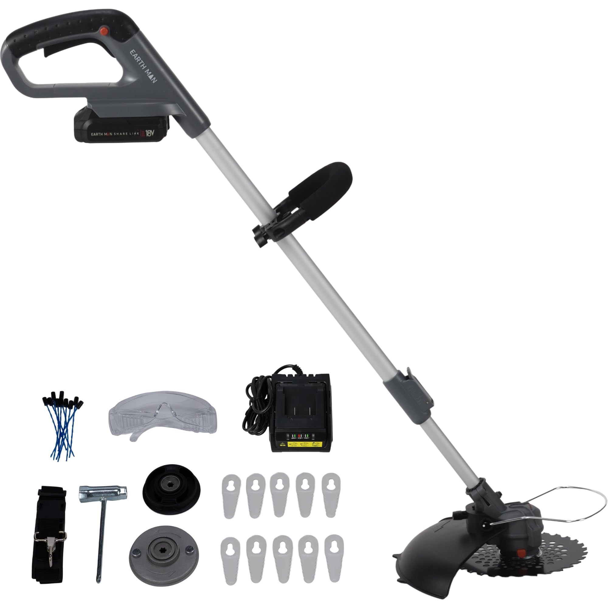 Amazon | 髙儀(Takagi) EARTH MAN 18V 充電式 ギア·ブラシレス 3WAY