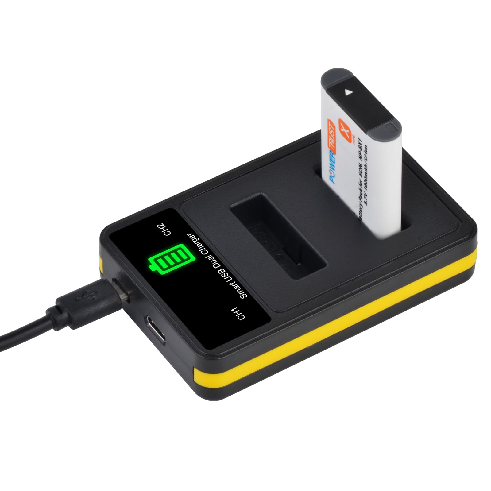 1600mAh NP-BX1 Akku und Ladegerät für Sony ZV-1, ZV-1F, RX100 IV, RX100 V, RX100ii, RX100VII, HX60, AS50, X3000, HX400V, RX1, AS100V, WX350, HX50, HX90V