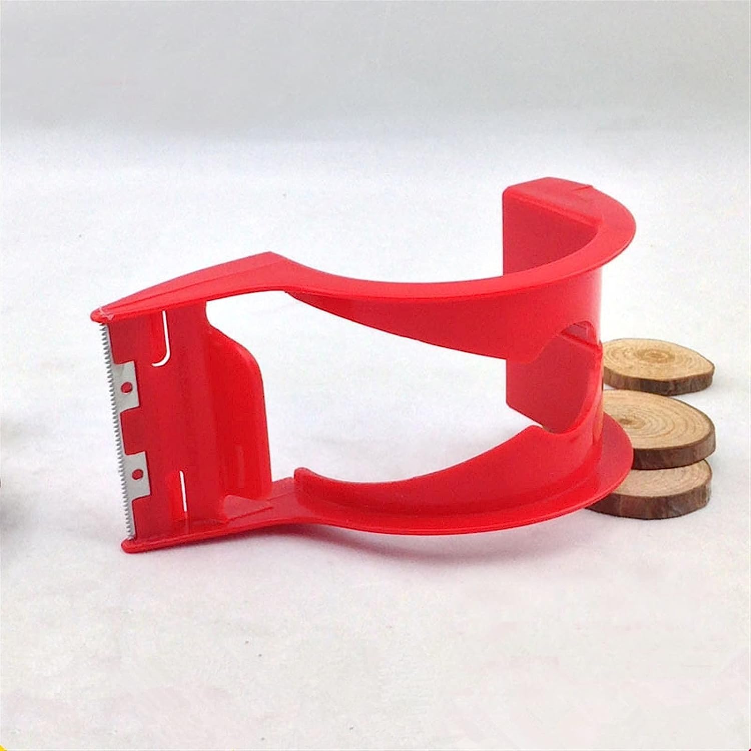 Dispenser per nastro adesivo, Distributore di nastro adesivo magico da tavolo - Macchina confezionatrice manuale con base in nastro sigillante for un taglio facile