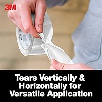 Vista 5 de 3M Cinta adhesiva 3955-WH, blanca, 1.88 pulgadas x 60 yardas. Cantidad 1