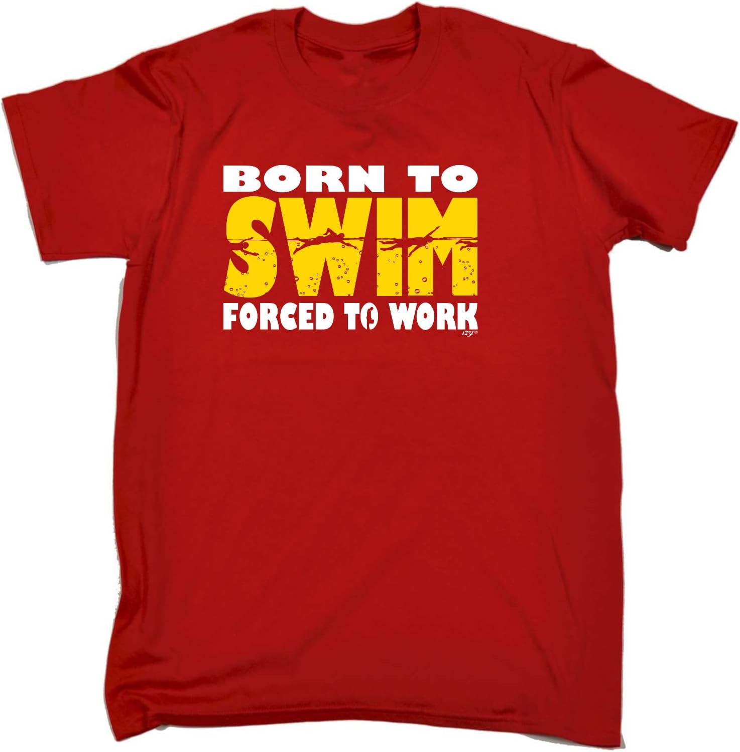 Born to Swim - Mens Funny Novelty T-Shirt Tshirts T Shirt