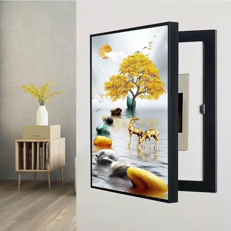 Art mural pour cachette de compteur : transformez votre entrée avec style