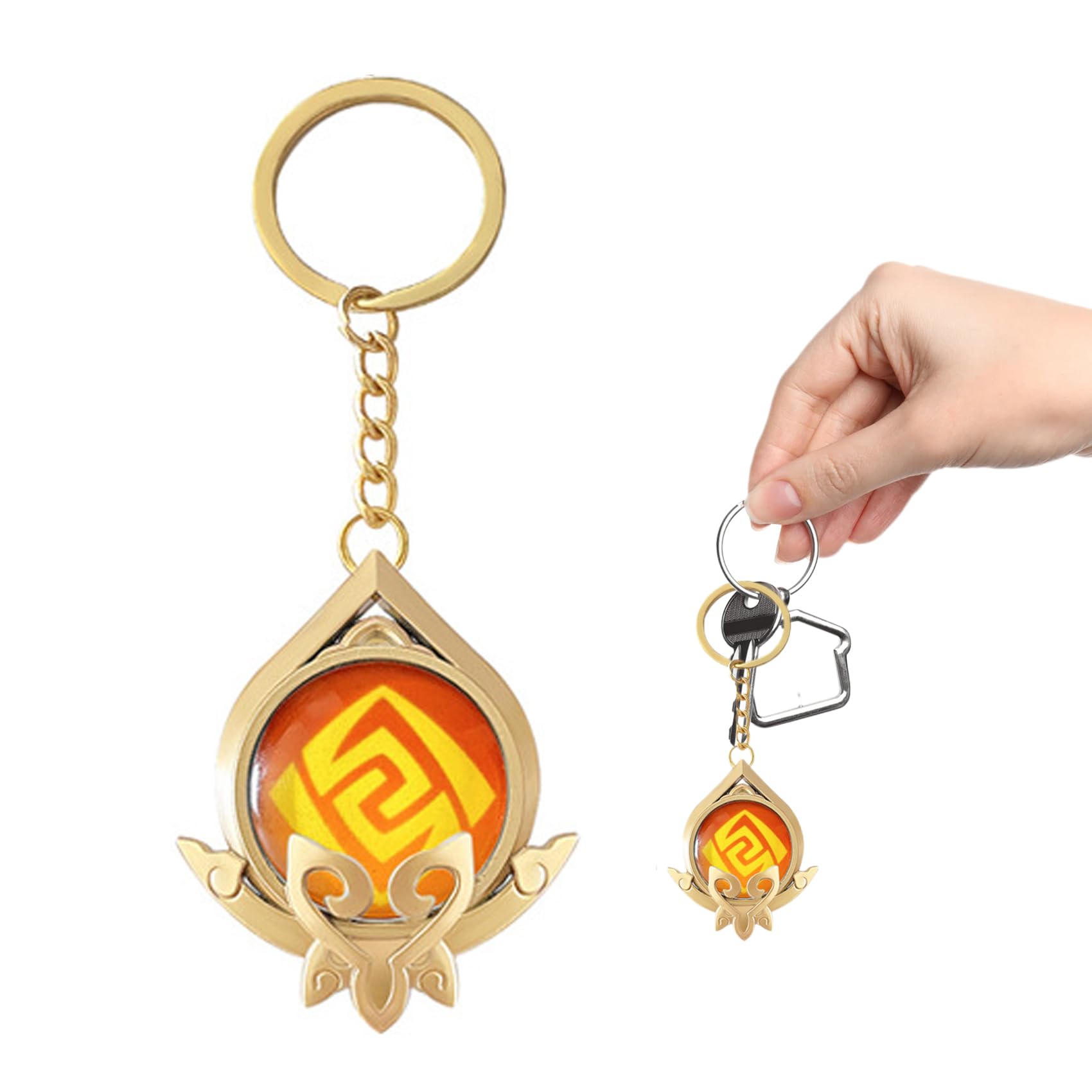 Amazon.co.jp: [TweezerGuru] 神の目 キーホルダー 原神 げんしん