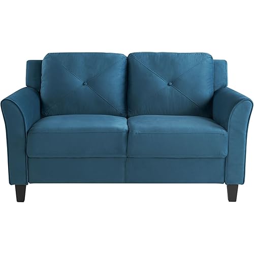 Lifestyle Solutions Harrington Loveseat, Blue