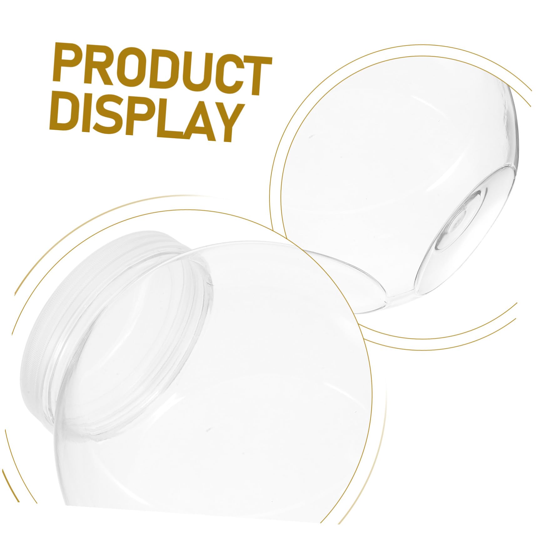 Toyvian Lot De 4 Boîtes De Conservation En Plastique Pour Biscuits Et Bonbons
