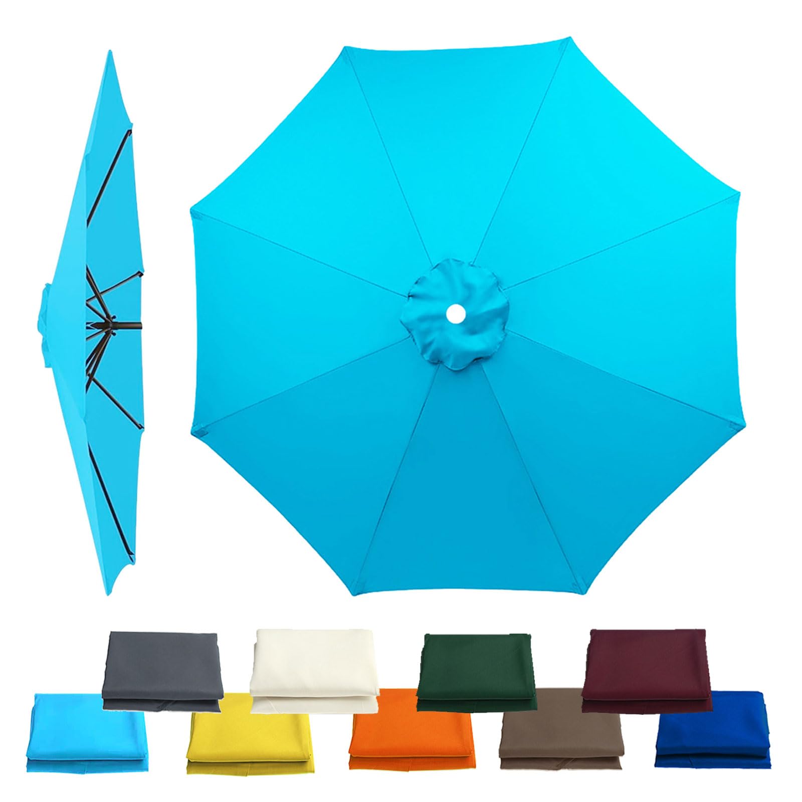 replacement cantilever parasol canopy 3.5m parasol replacement canopy 8 arm — image 1