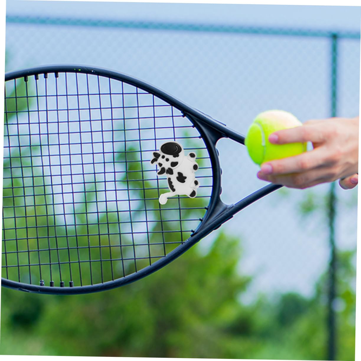 CORHAD Silicone Tennis Racket Dampeners 4pcs Animal Shape Vibration Absorbers Light Portable Tennis Accessory