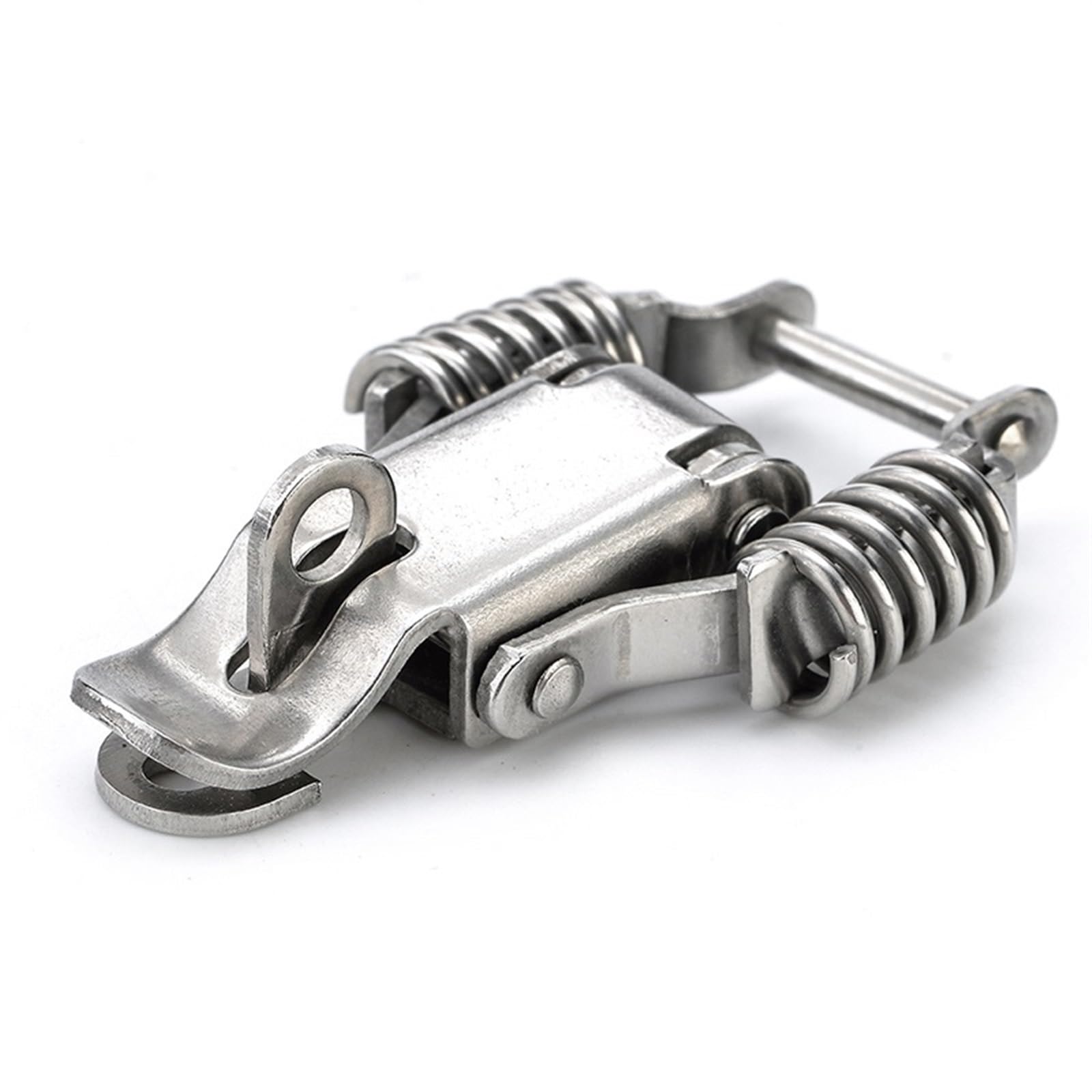WPOIYHGBY J108 Cinet Lock Box Hasp Case Iron Spring Latch Catch 67 * 24 Toggle Locks for Drawer Gate Door Furniture Hardware 1Pcs