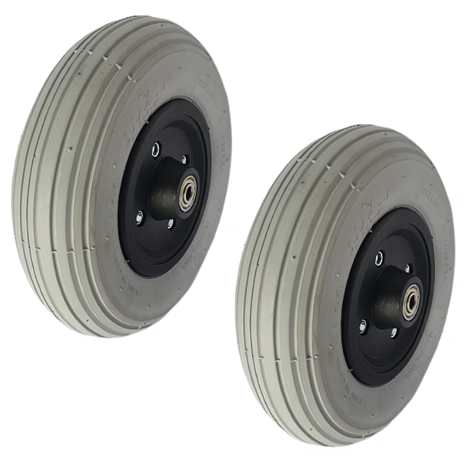 8-Calowe Przednie Koło Wózka Inwalidzkiego, PU Koło 200 X 50, Osoby W Podeszłym Wieku, Chodzik Dla Niepełnosprawnych, Koło Zapasowe)/Grey/8Inch(2Pcs)