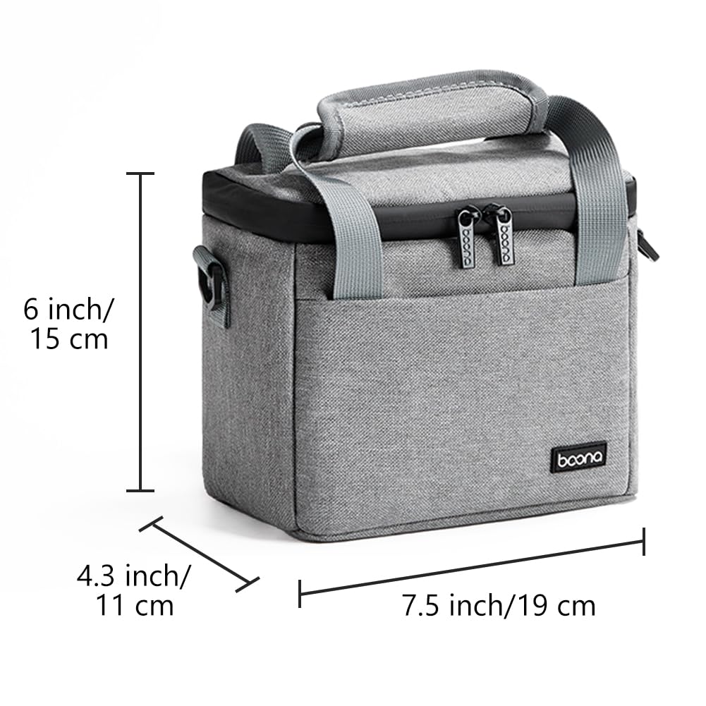 Custodia per Drone DJI Mini 4K/4/2 SE, Borsa a Tracolla per Accessori e Telecomandi - Zaino Portatile Oxford Impermeabile con Maniglia e Cinghia (Grigio)