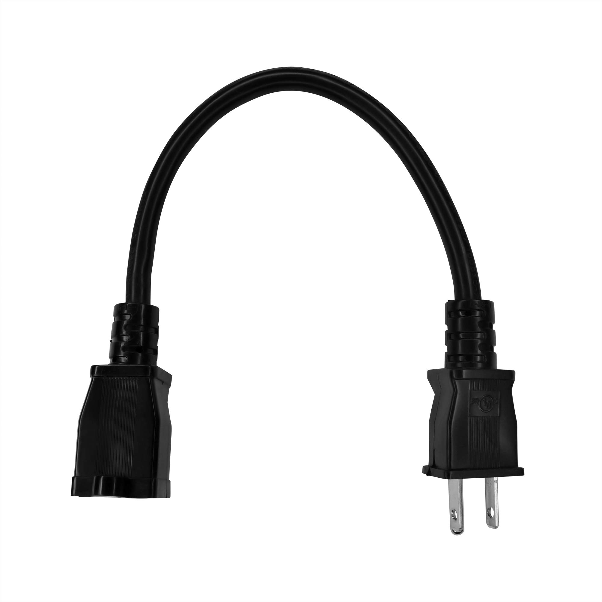 1 Foot Power Strip Extension Cord - Standard Plug, Indoor/Outdoor Use (Pack of 15)