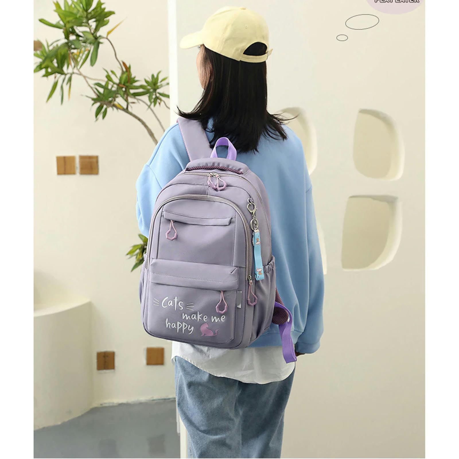 NOGRAX Cartable Sac À École De Fille Sac À Dos Adolescent Adolescents Sacs À École D'École Primaire Sac À Dos