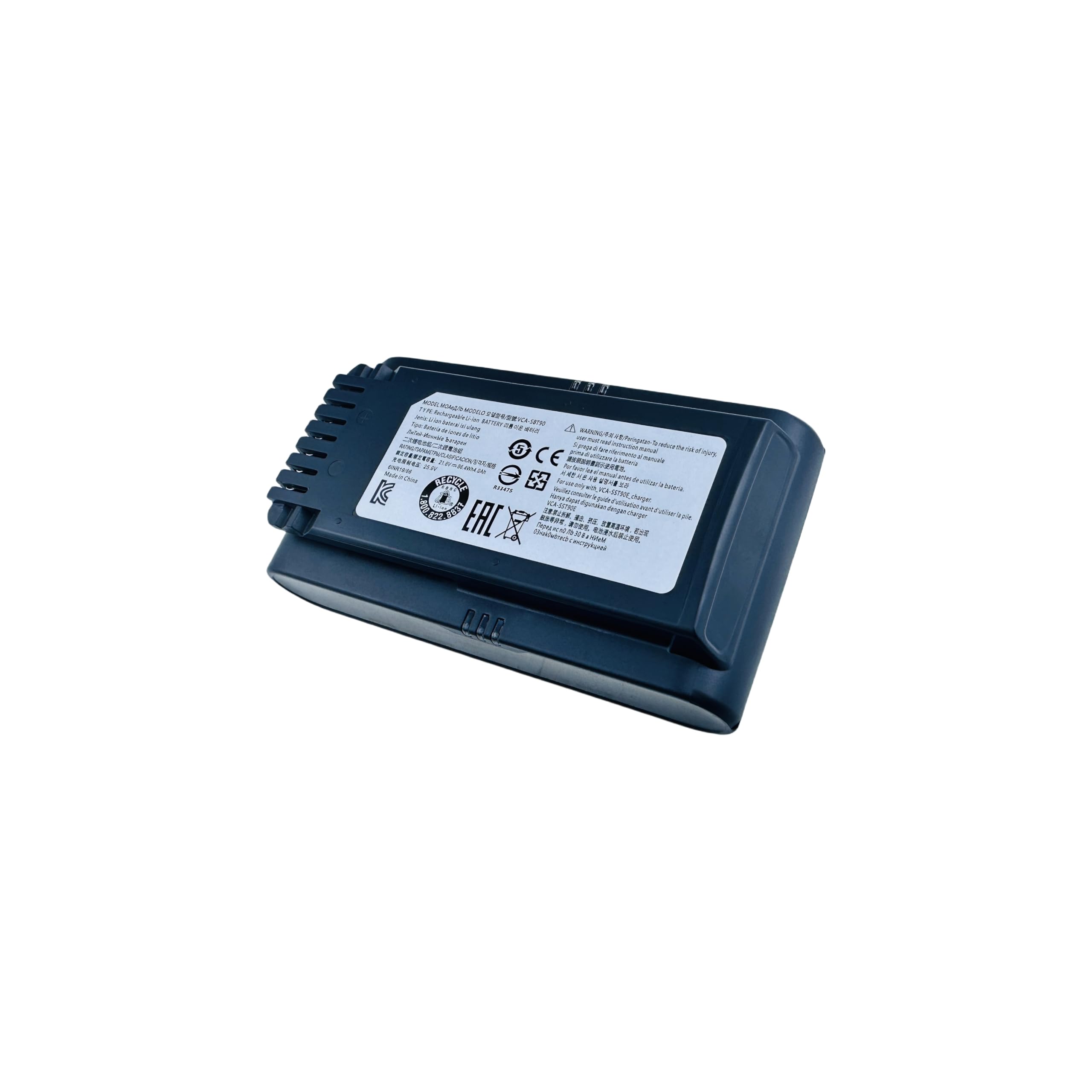 Batterie de Rechange pour aspirateurs sans Fil Samsung Jet 75 et Jet 90 | Compatible avec 75 Pet, VCA-SBT90/XAA 21,6V 4Ah