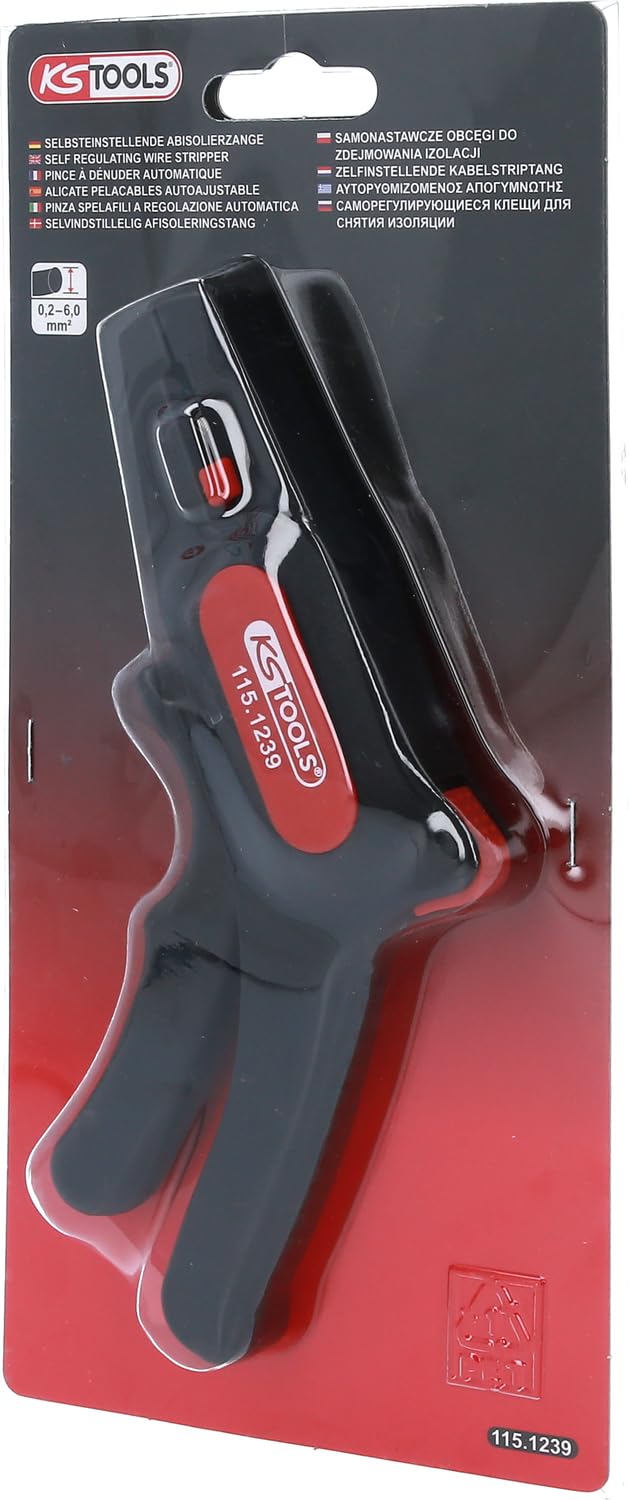 KS TOOLS Pince à dénuder auto-réglable, 0,2-6,0mm 115.1239