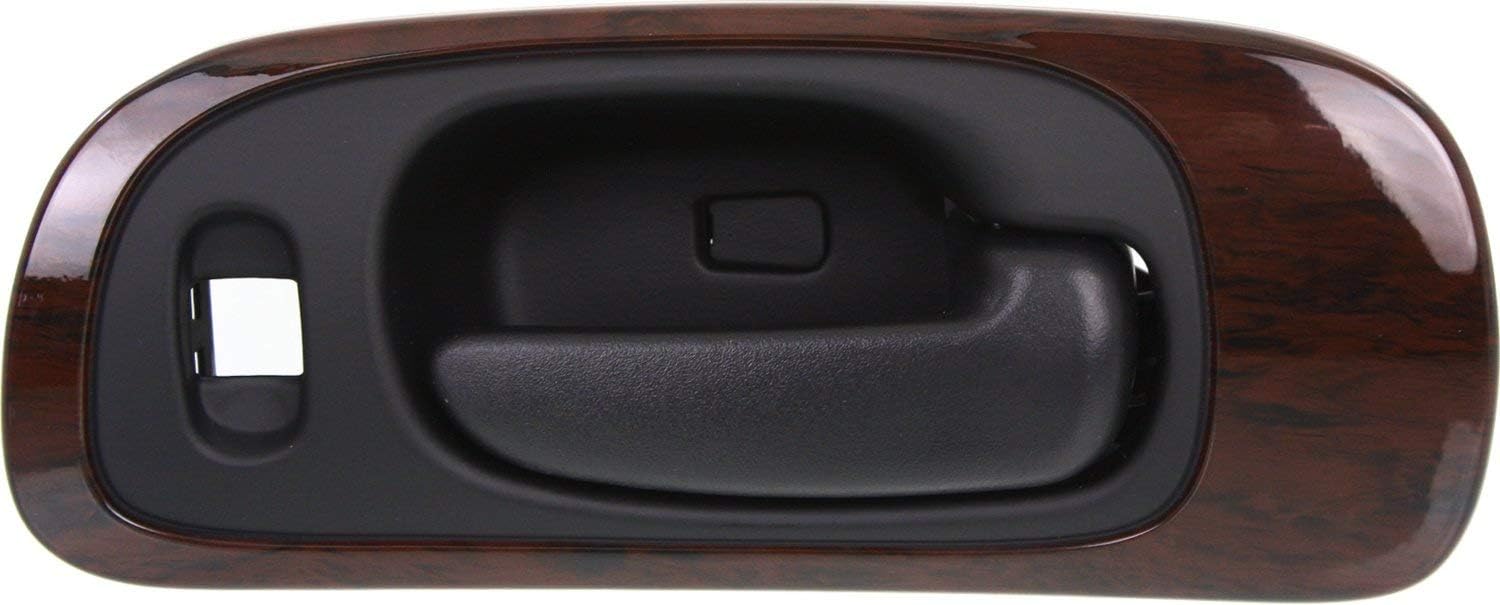 Garage-Pro Interior Door Handle SET Compatible with 1999-2004 Chrysler 300M, Fits 1998-2004 Chrysler Concorde, Fits 1999-2001 Chrysler LHS Front, Driver and Passenger Side Black Sedan