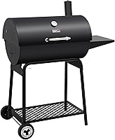 Royal Gourmet CC1830 30-Inch Barrel Charcoal Grill with 627 Sq In Cooking Space, Warming Rack - Perfect for Backyard BBQs & Patio Parties