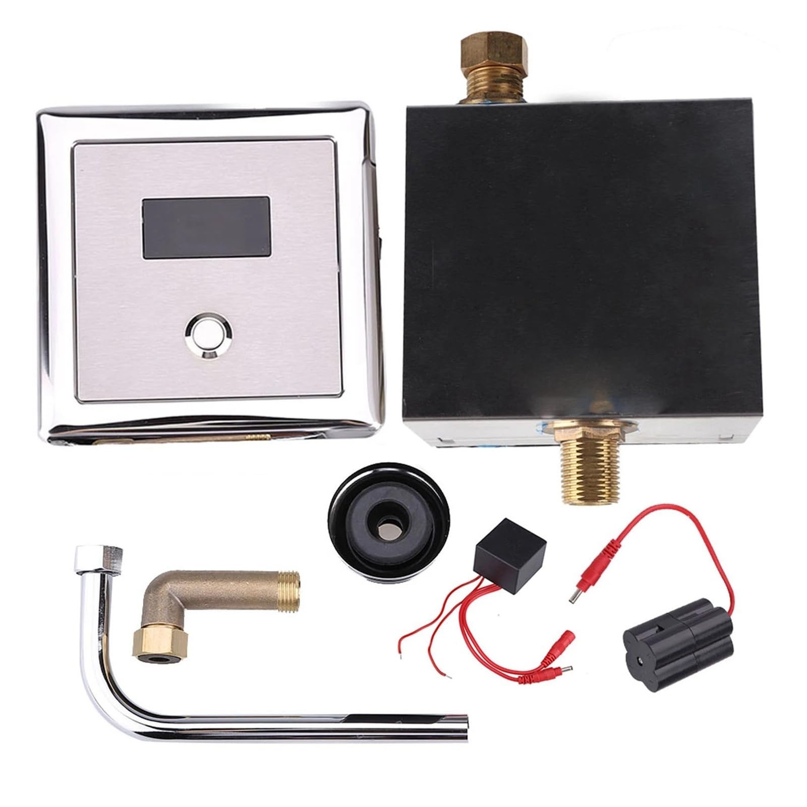 Fluxómetro manual para inodoro Válvula De Descarga Automática For Urinario Con Sensor Pared, Fácil Instalar